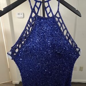Scala Royal Blue Sequin Dress